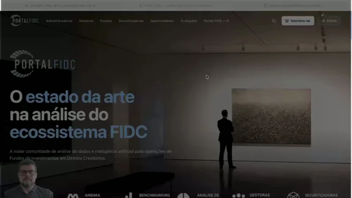 Tela do Portal FIDC